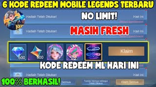 BURUAN REDEEM 6 KODE REDEEM ML TERBARU KODE REDEEM MOBILE LEGEND KODE REDEEM ML HARI INI APRIL 2024 [upl. by Bethesda]