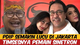 PDIP SEMAKIN LUCU DI JAKARTA  TIM SUKSESNYA PEMAIN SINETRON [upl. by Neelia]