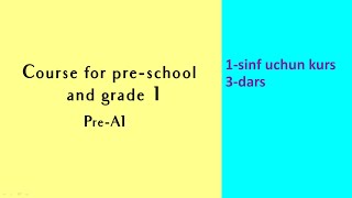 1sinf uchun kurs 3dars [upl. by Mientao646]