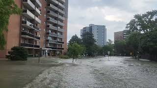 Mississauga Flood  August 17th 2024 [upl. by Weiser]