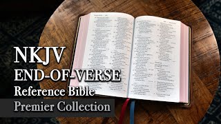 NKJV Personal Size EndofVerse Reference Bible  Premier Collection [upl. by Yoc]