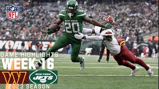 Washington Commanders vs New York Jets  2023 Week 16 Game Highlights [upl. by Cornish]