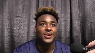 BlueGoldNewscom WVU Football Darius Stills Missouri Postgame 9719 [upl. by Desimone]