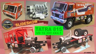 Tatra 815 VD 10 300 4X41papermodelSlideShow [upl. by Lilak]