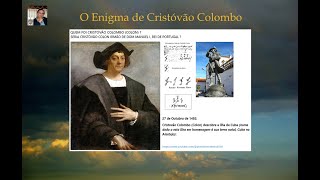 O ENIGMA DE CRISTÓVÃO COLOMBO COLON [upl. by Eisteb]