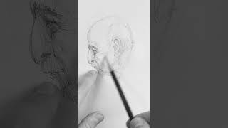 Speed Drawing Mastering Portrait Sketching ✍️lines pencildrawing art style artist [upl. by Amaj]