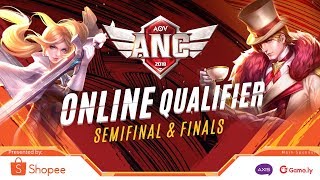 ANC Online Qualifier  Online Semifinal amp Final  Garena AOV Arena of Valor [upl. by Euphemie653]