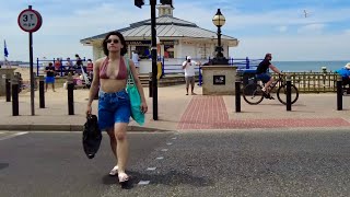 Margate Beach Unveiled 4K Walking Tour of Coastal Charm in Kent England UK [upl. by Anikehs469]