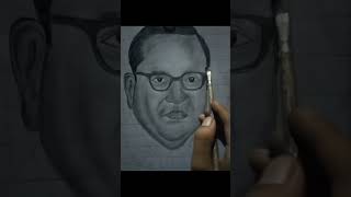 Dr BR Ambedkar drawing  Br Ambedkar art  BR Ambedkar picture drawing [upl. by Cliff]