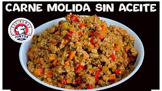 Carne molida con vegetales sin grasa Comida Saludable [upl. by Certie750]