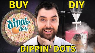 DIY Dippin’ Dots with Liquid Nitrogen vs real Dippin’ Dots [upl. by Andrew]