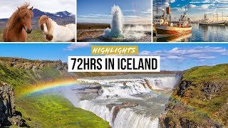 ICELAND Highlights 72hrs Reykjavik amp Golden Circle Island im November [upl. by Hanyaz]