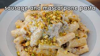 Sausage and Mascarpone Pasta [upl. by Ydnor]