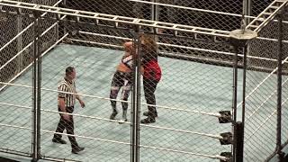 BAYLEY vs NIA JAX  Steel Cage Match WWE Live at O2 Arena London  4 November 2024 [upl. by Ecidnac]