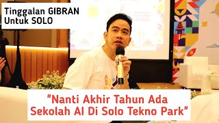 Sebelum Dilantik Wakil Presiden GIBRAN Beri Ini Untuk SOLO TERCINTA [upl. by Osnofledi497]