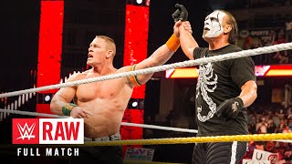 FULL MATCH John Cena amp Sting vs Seth Rollins amp Big Show Raw Sept 14 2015 [upl. by Rollie]