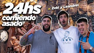 RETO 24hs comiendo carne 🔥  Locos ft Zekix y leandrinb [upl. by Yrrol]