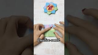 simple paper spinner making [upl. by Amirak]