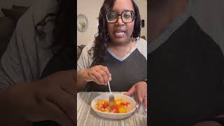 Jicama Fruit Salad Review shorts food new [upl. by Anuat]