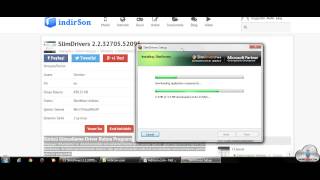 SlimDrivers driver bulma programı kurulum inceleme [upl. by Eitnom]