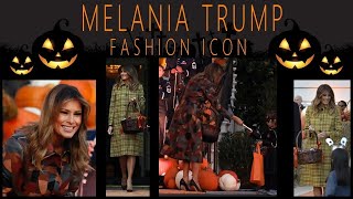 Melania Trump Fashion Icon Halloween Haunt Couture [upl. by Longtin882]