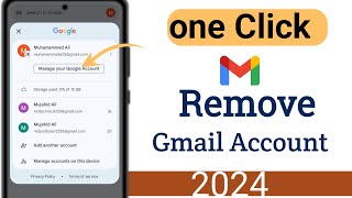 How to remove google account from android phone  GOOGLE ACCOUNT REMOVE [upl. by Mcconnell]