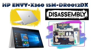 Hp Laptop Disassembly  HP ENVY x360 Disassembly  Hp 15MDR0012DX  SSD Replace  Battery Replace [upl. by Attikram]