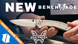 NEW Benchmade Knives  Shot Show 2023 [upl. by Lambertson261]