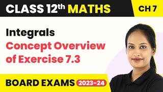 Concept Overview of Exercise 73  Integrals  Class 12 Maths Chapter 7 CBSEIITJEE [upl. by Nylanej]