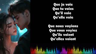 ♫ Learn French with Vincent ♫ Conjugation I I VOIR I Subjonctif Présent [upl. by Rachele563]