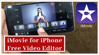 iMovie Free Video editor for iPhone  iMovie tutorial in Hindi  Urdu  Free video editor [upl. by Aihsemat]