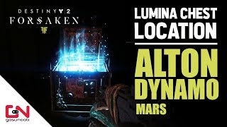 Destiny 2  Lumina Chest Location  Alton Dynamo on Mars  System Positioning Device [upl. by Sibyls]