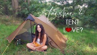 Wild Camping with Budget Lightweight Hiking Tent Lanshan 2  Think I Might be in Love 😍 [upl. by Assitruc]