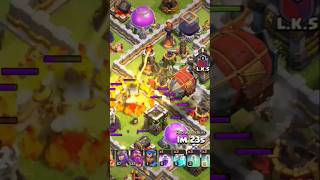 USING BLIMP STRATEGY ON TH12 shortvideo ytshorts clashofclans coc viralshort respect [upl. by Bramwell50]