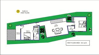 HOUSE PLANS FOR NARROW LONG MAZE LIKE PLOT [upl. by Azrim]