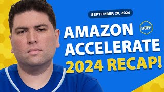 Amazon Accelerate 2024 Recap Prime Big Deal Days amp Walmart Holiday Deals  Helium 10 Buzz 92024 [upl. by Leina]