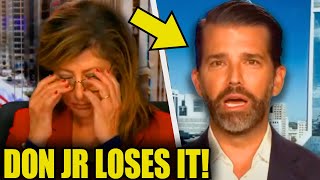 Fox Host Visibly Disturbed As Don Jr LOSES ALL CONTROL [upl. by Aciraj980]