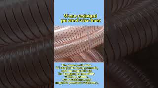 PU steel wire hose with smooth inner wall PU vacuum ventilation duct [upl. by Acitel]