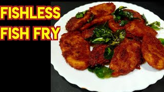 💯Fishless Fish Fry  Veg Fish Fry [upl. by Idnahk846]