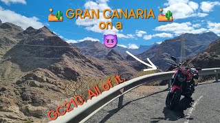 Gran Canaria on a Ducati Monster  Day 2 The entire GC210 [upl. by Somerville]