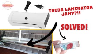 How to remove jam on teeda laminator laminating machine Problem solved [upl. by Teews]