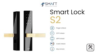 Orvibo S2 Smart Lock installation guide  Smart Door Locks  Smart Innovations [upl. by Marketa438]