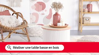 Tuto  Réaliser une table basse en bois [upl. by Alejoa]