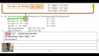 T5B1 Uji Diri 12 Keupayaan Elektrod Piawai [upl. by Boehike471]