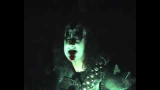 KISS FOREVER BAND  Blood spitting God of Thunder Guitar and drum solos [upl. by Erdei]