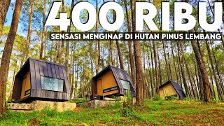 CAMPING MODERN DI TENGAH HUTAN  Bobocabin Cikole Lembang  Review Cabin Kekinian Di Hutan Pinus [upl. by Wie]