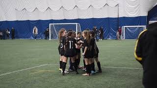 Aurora FC U10 Girls 2014 v Markham FC Gold Feb 2024 [upl. by Shelman]