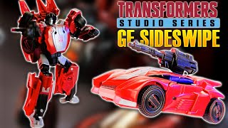 Transformers Studio Series SIDESWIPE Gamer Edition War For Cybertron Unboxing [upl. by Jonina189]