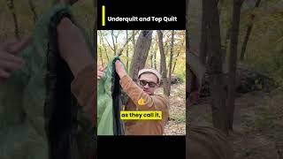 Hammock Expert🤓 Explains Top Quilt Insulation Bedding🛌 [upl. by Mezoff]