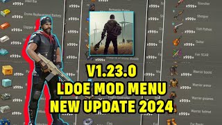 LAST DAY ON EARTH MOD MENU 1230 MEGA MOD MENU UPDATE 2024  LDOE MOD MENU APK [upl. by Stephine]